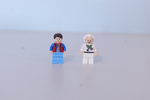 Lego doc brown and - brown, mcfly