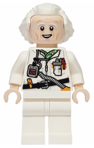 Lego doc brown back - (sc139),