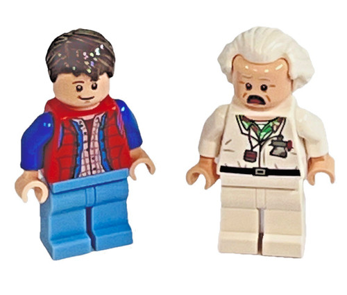 Lego doc brown marty mcfly - doc,