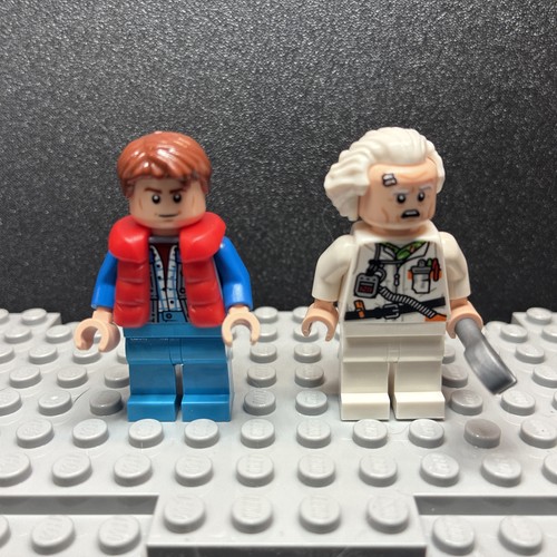 Lego doc brown - doc, mcfly